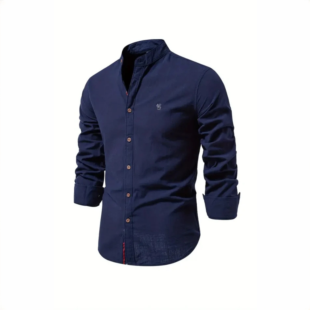 Kenjie - Camisa clássica com mangas compridas