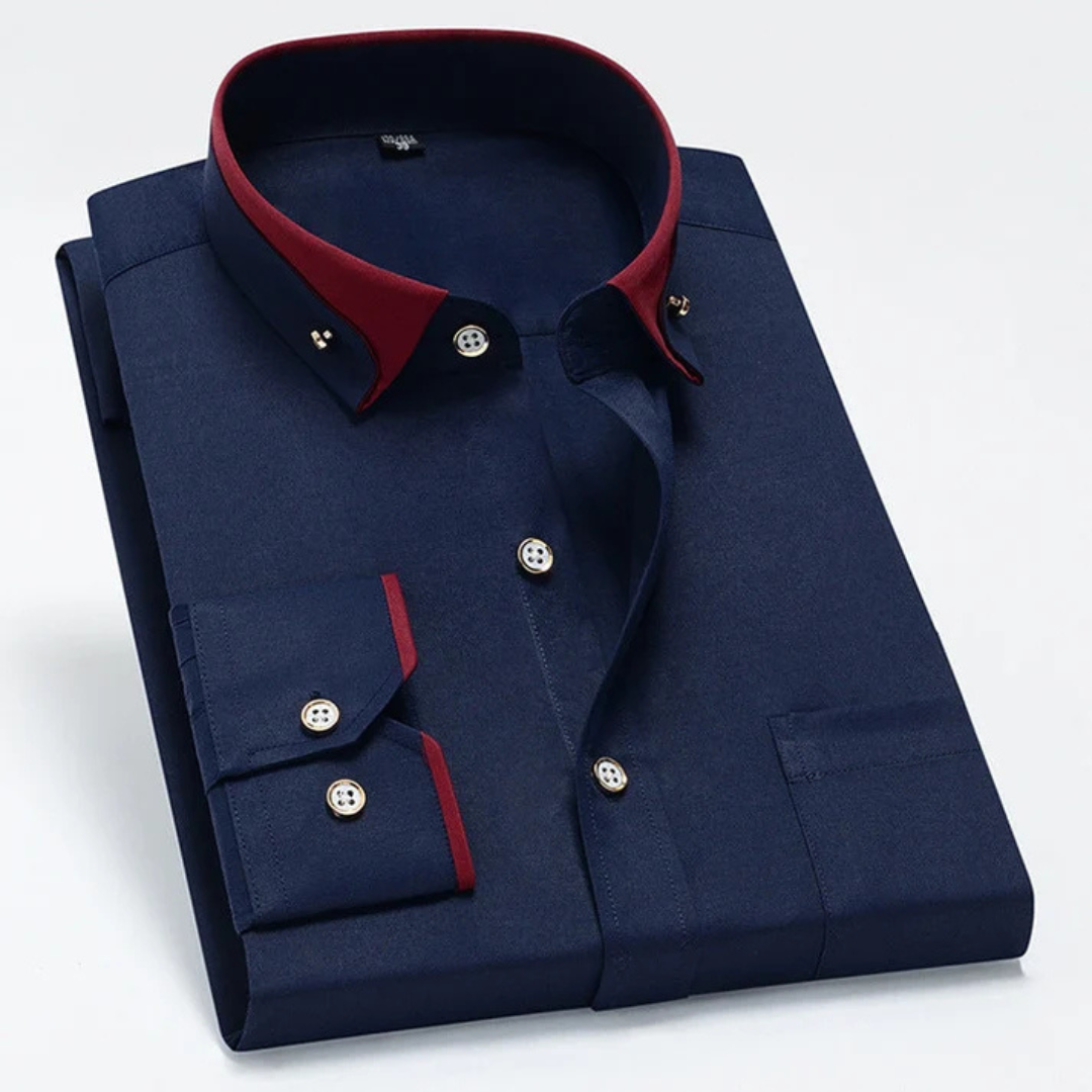 Tanner - Camisa clássica de mangas compridas