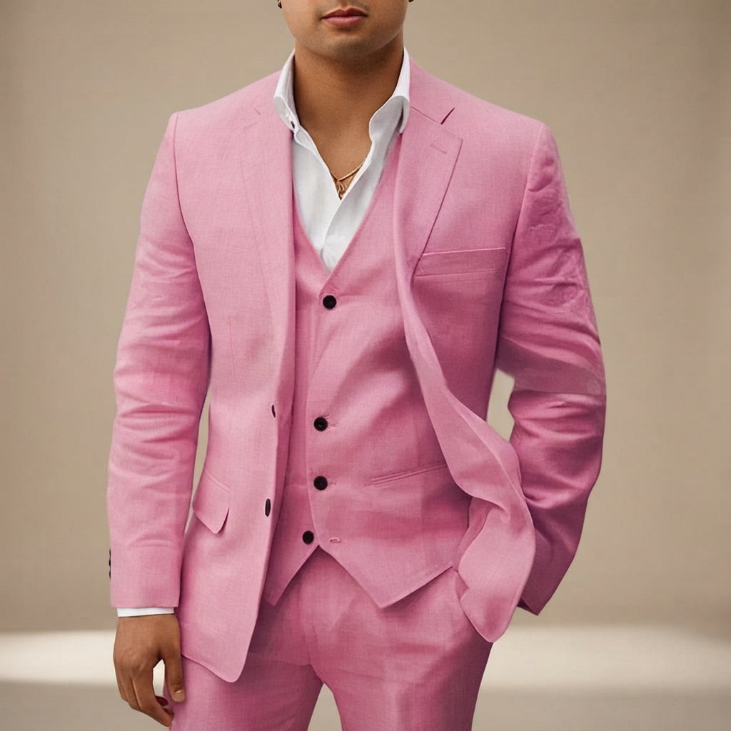 Erik - Conjunto de terno elegante de três peças