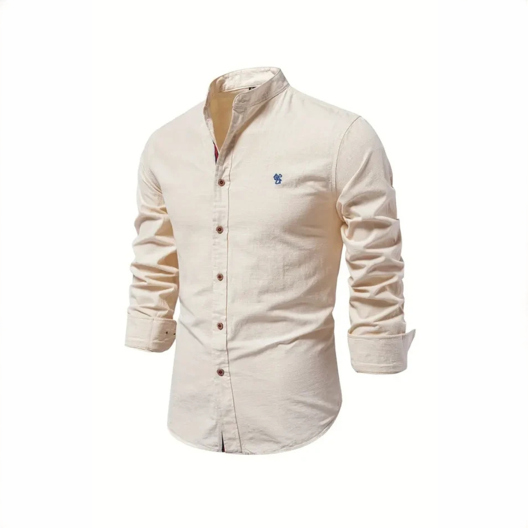 Kenjie - Camisa clássica com mangas compridas
