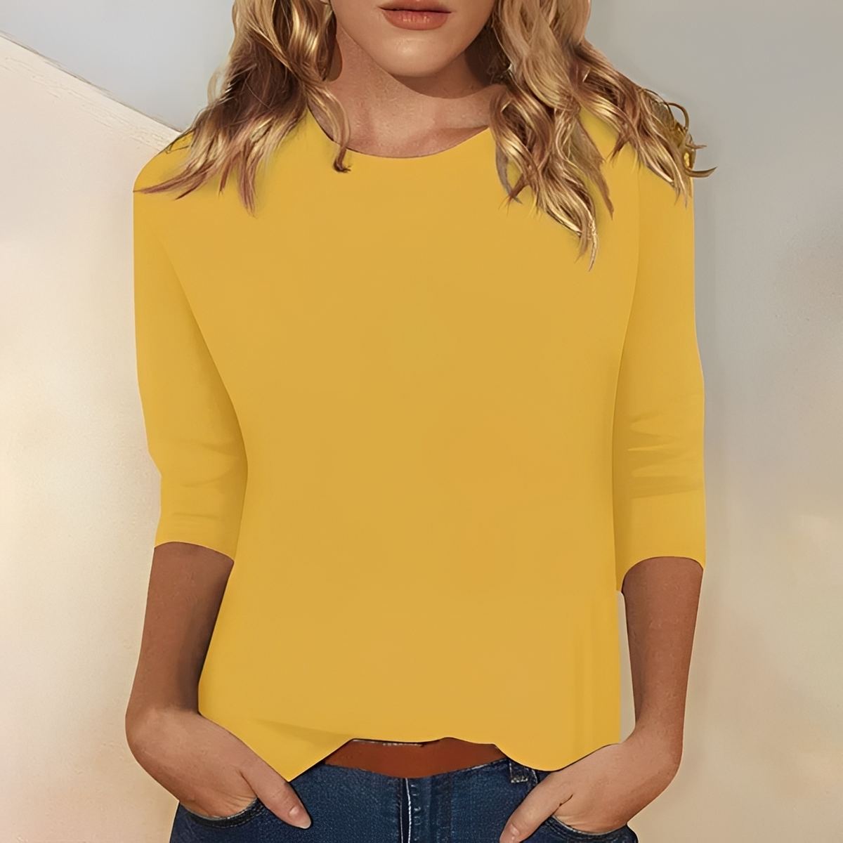 Kathlyn - Blusa elegante de mangas compridas