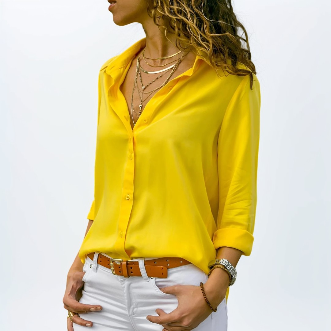 Delilah - Blusa elegante com mangas compridas