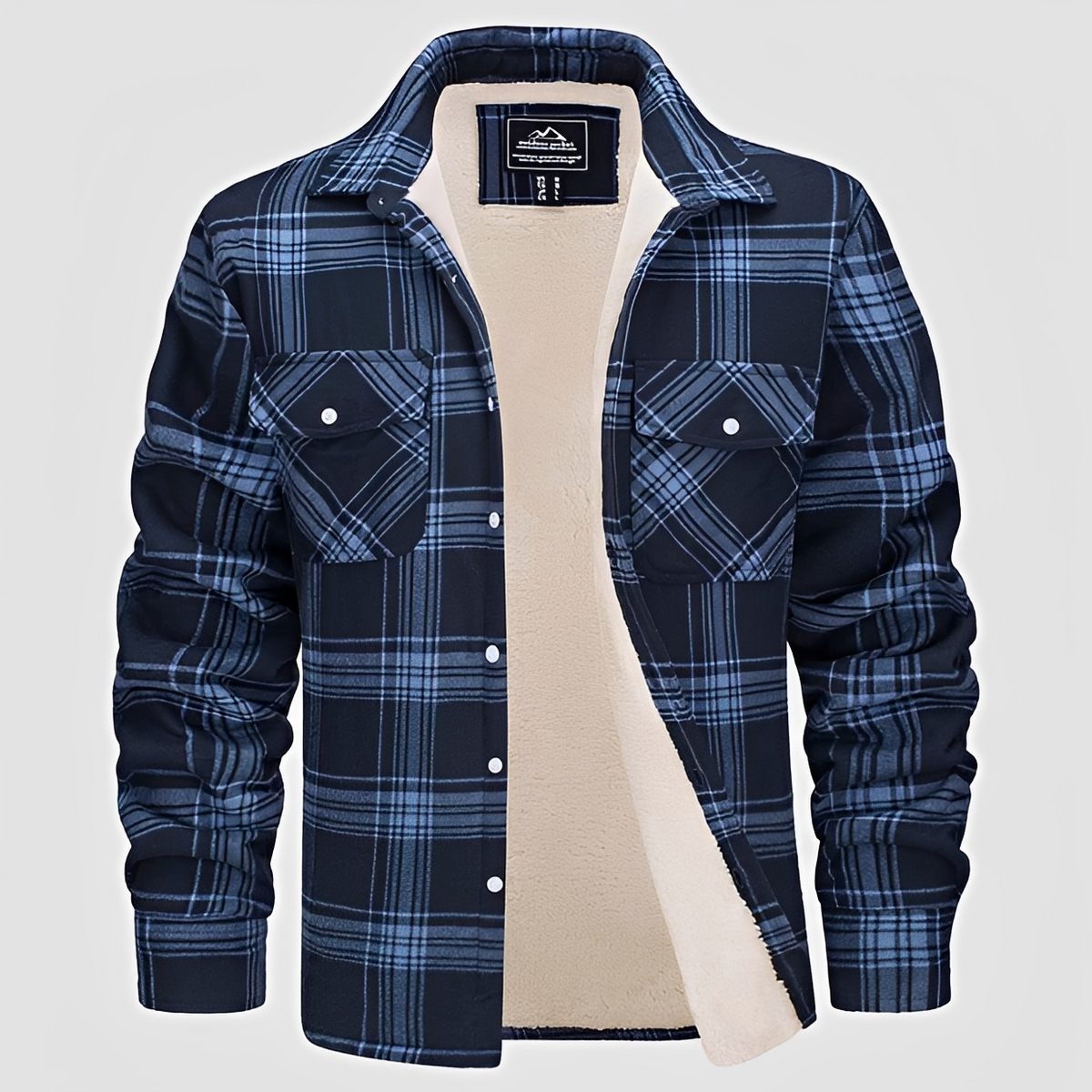 Marlon - Camisa Xadrez de Inverno Resistente
