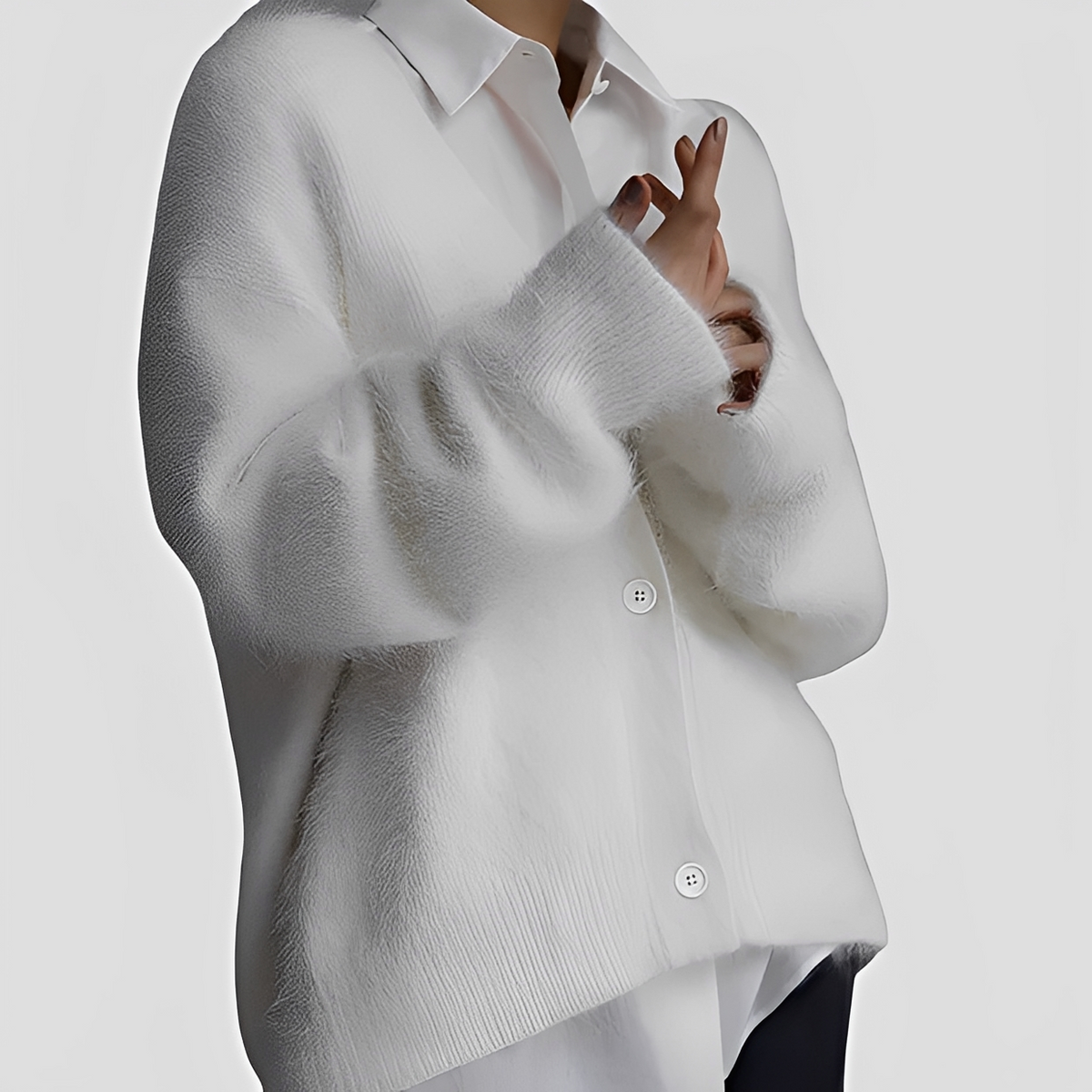 Erza - Suéter oversize macio e aconchegante