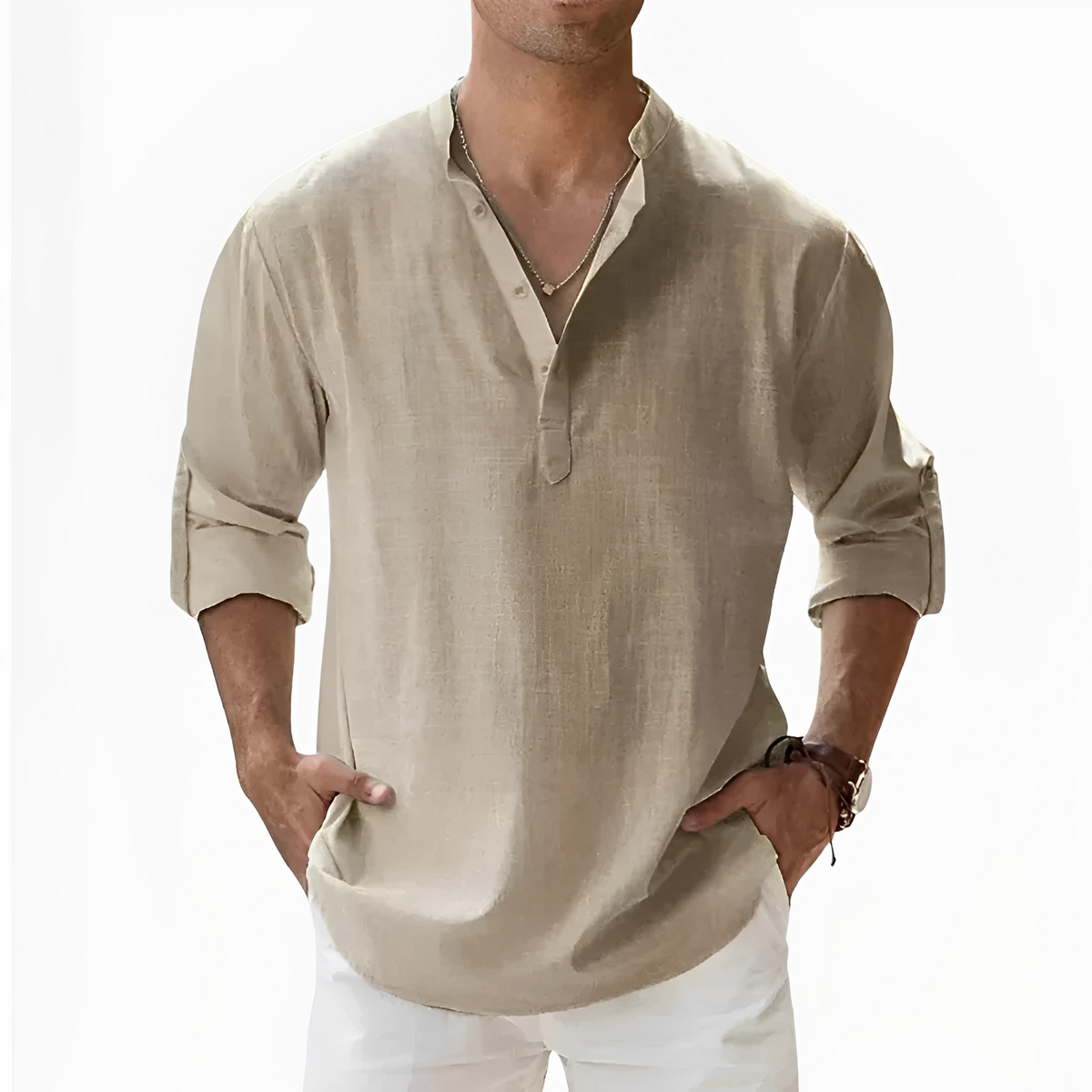 Luca - Camisa casual com mangas compridas