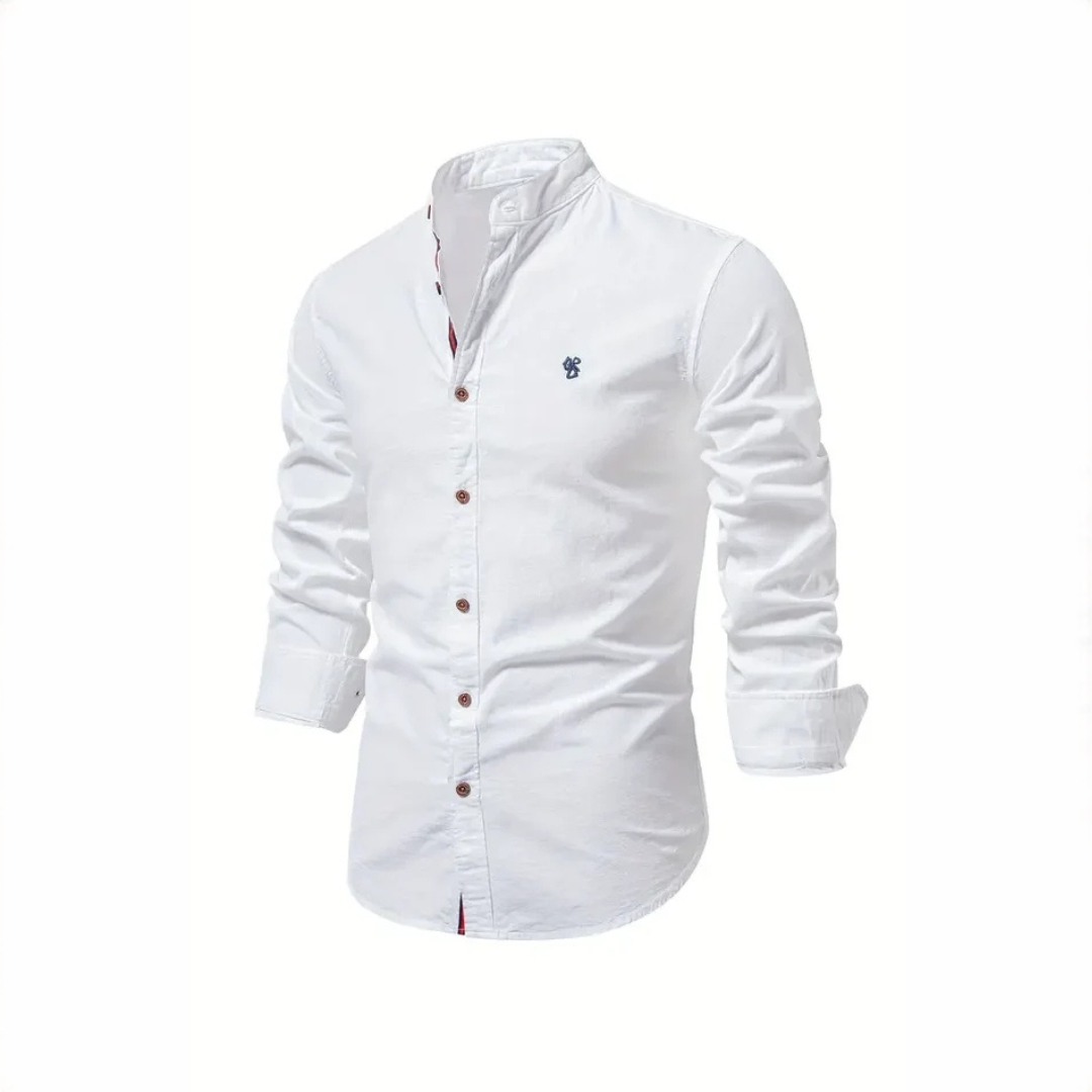 Kenjie - Camisa clássica com mangas compridas