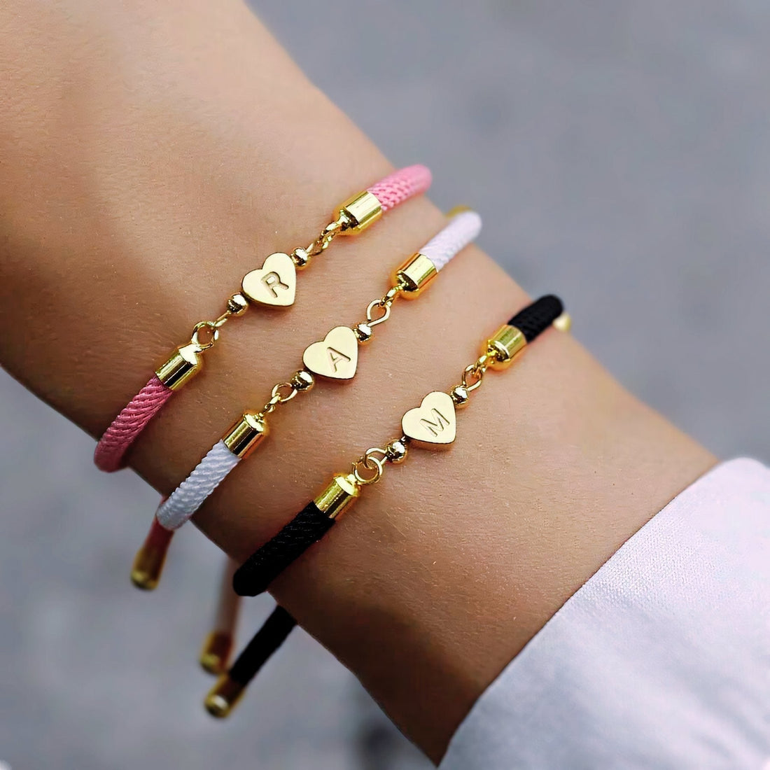 Daphne – Bracelete coração personalizado para mulher