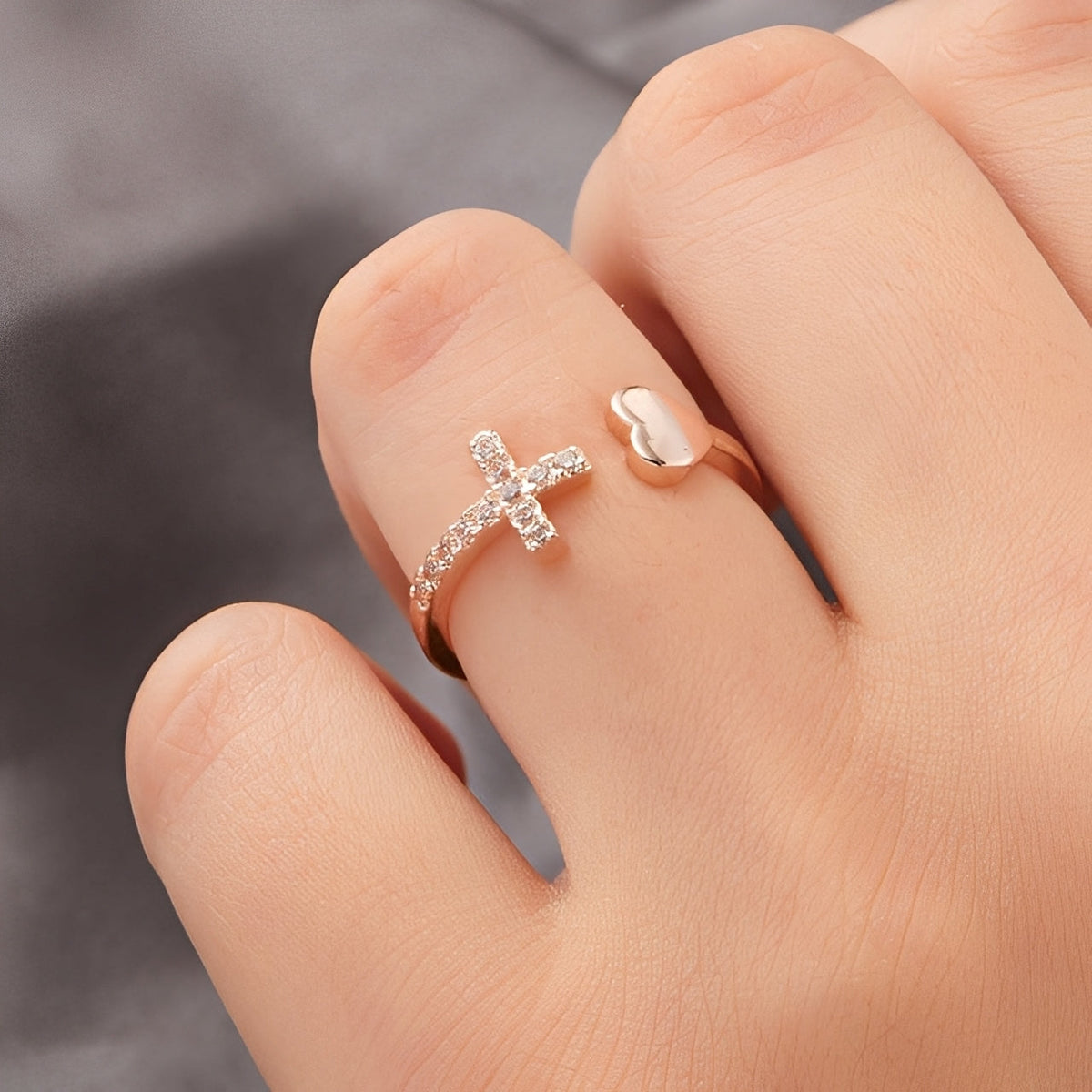 Maelys – Bague croissada para damas
