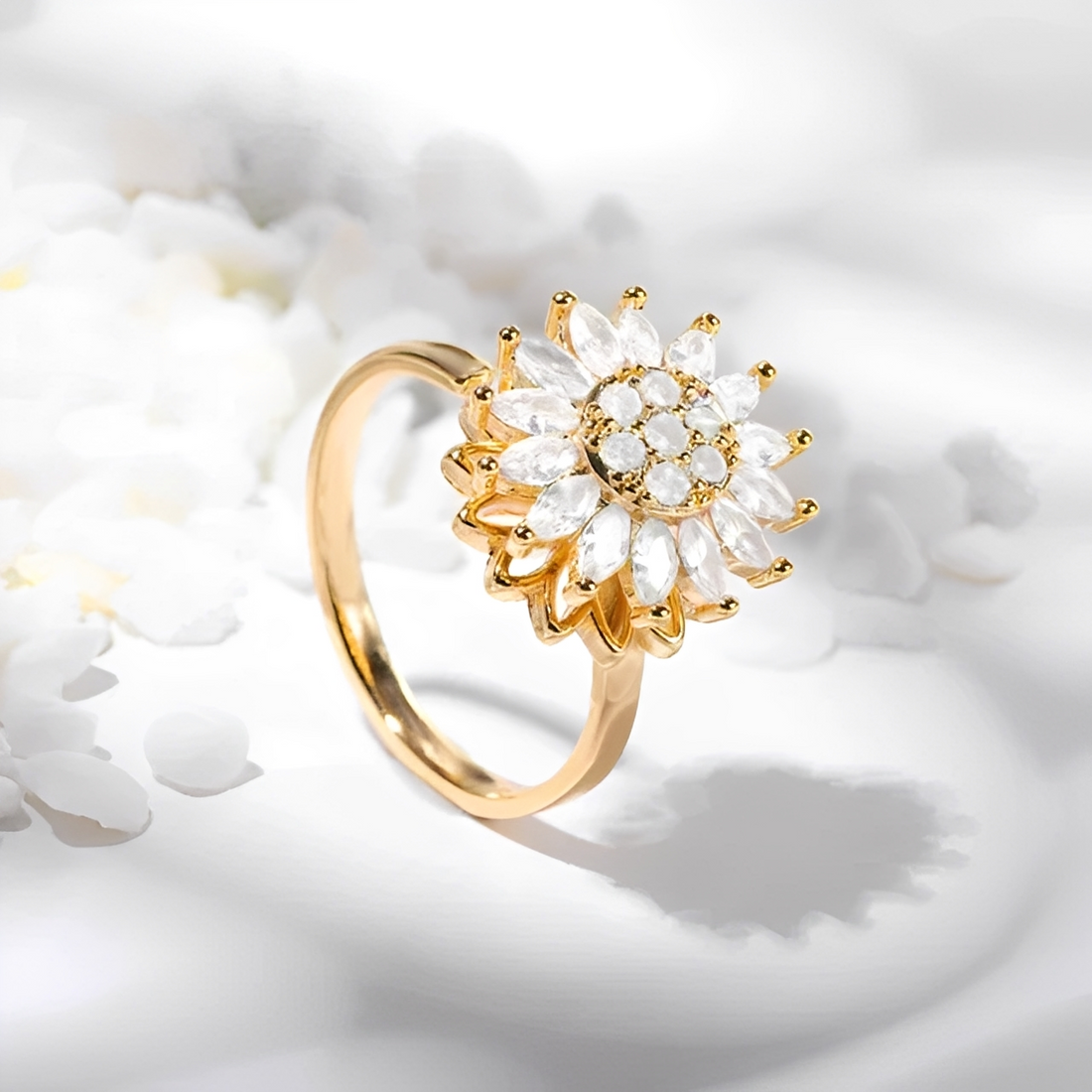Solaya – Bague de tournesol anti-estresse