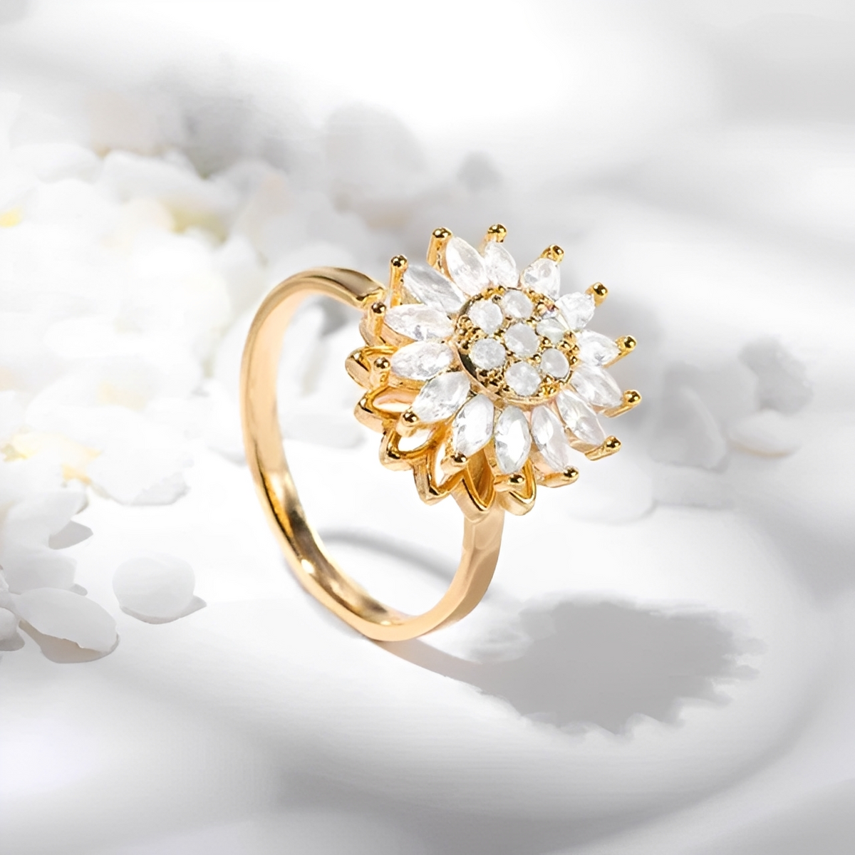 Solaya – Bague de tournesol anti-estresse