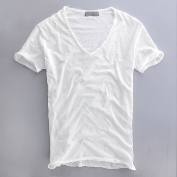 Lemuel - Camiseta de verão descontraída para homem