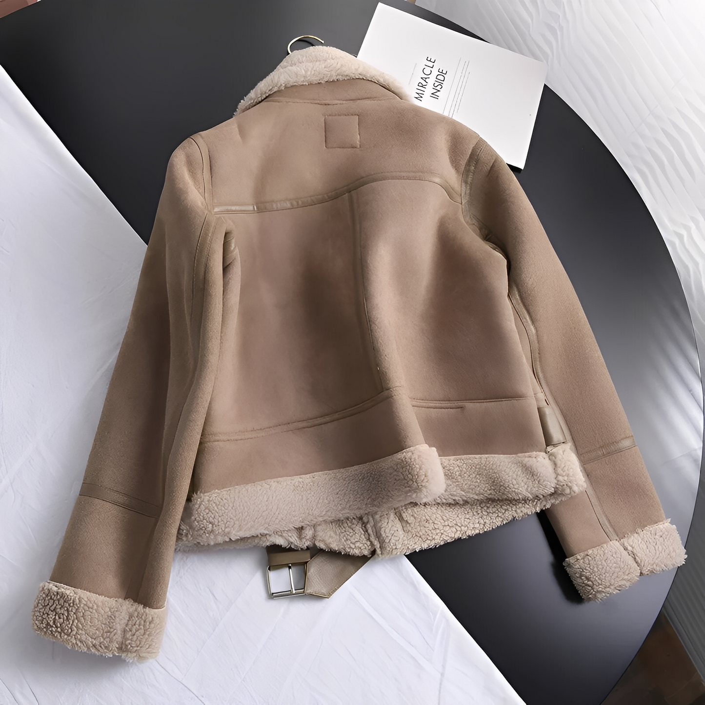 Crisilda - Casaco de inverno grosso e oversize para mulher