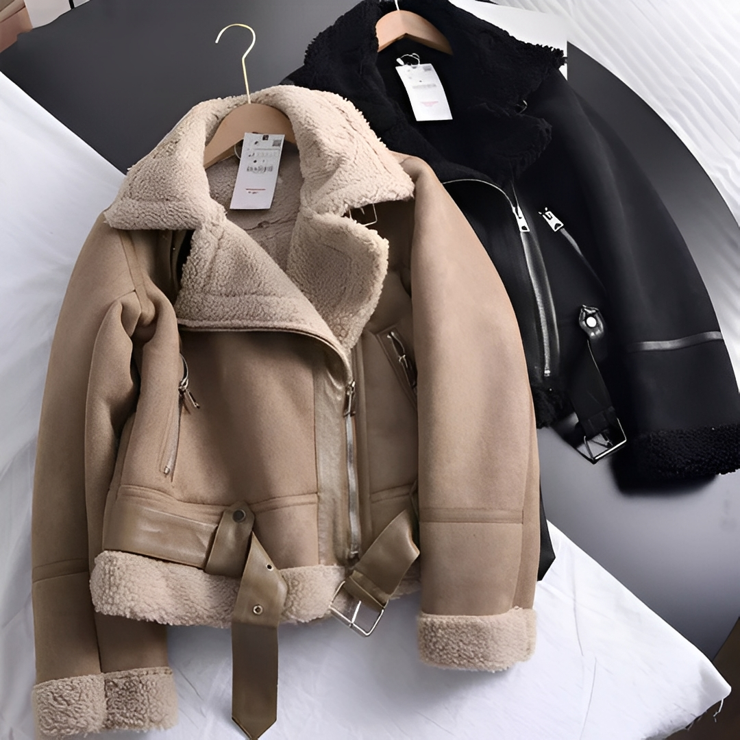 Crisilda - Casaco de inverno grosso e oversize para mulher