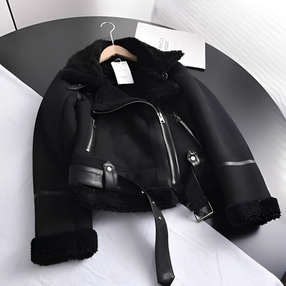 Crisilda - Casaco de inverno grosso e oversize para mulher