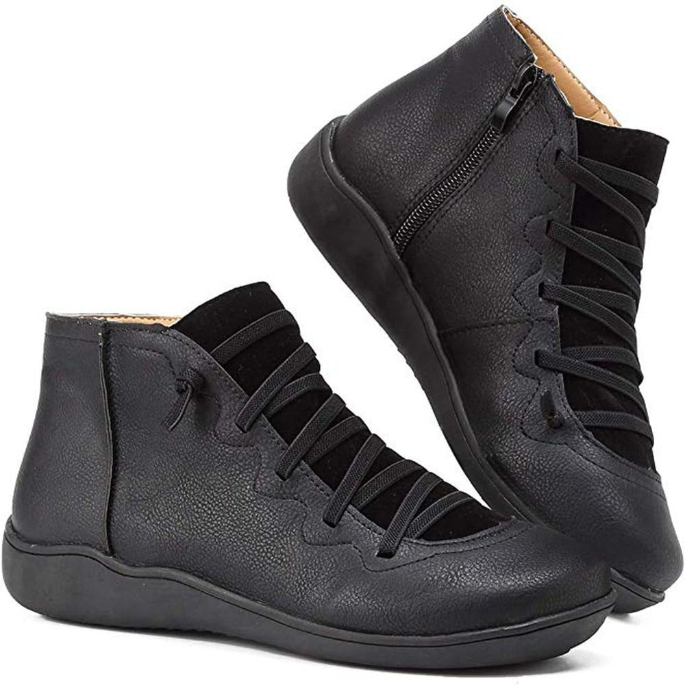 Afra – Vintage-Stiefel mit Schnürsenkel