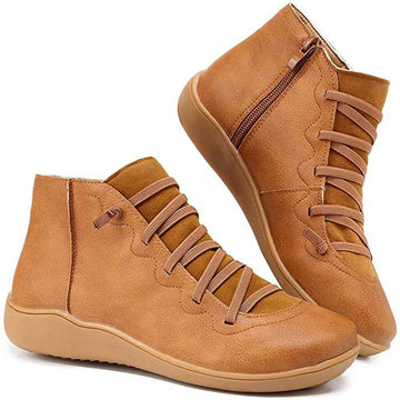 Afra – Botas Vintage com Cadarço