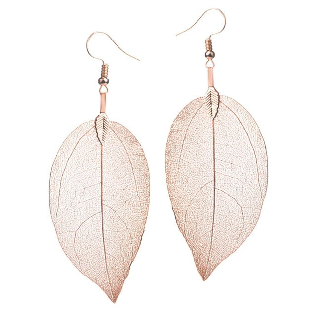 Larah – Brincos de folha estilo boho