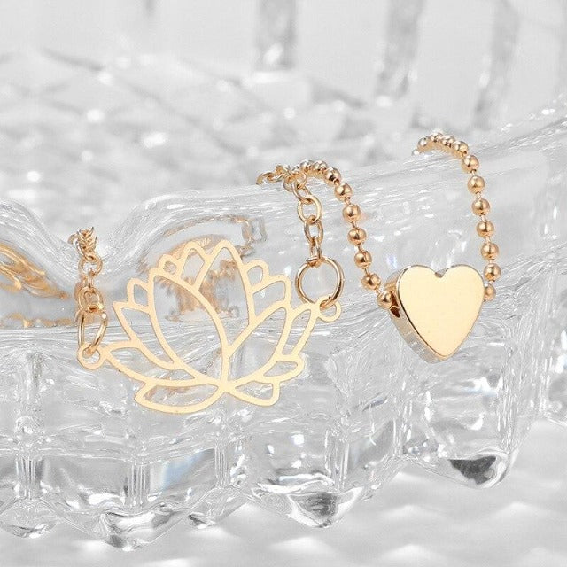 Ayumi – Bracelete de flor de lótus espiritual