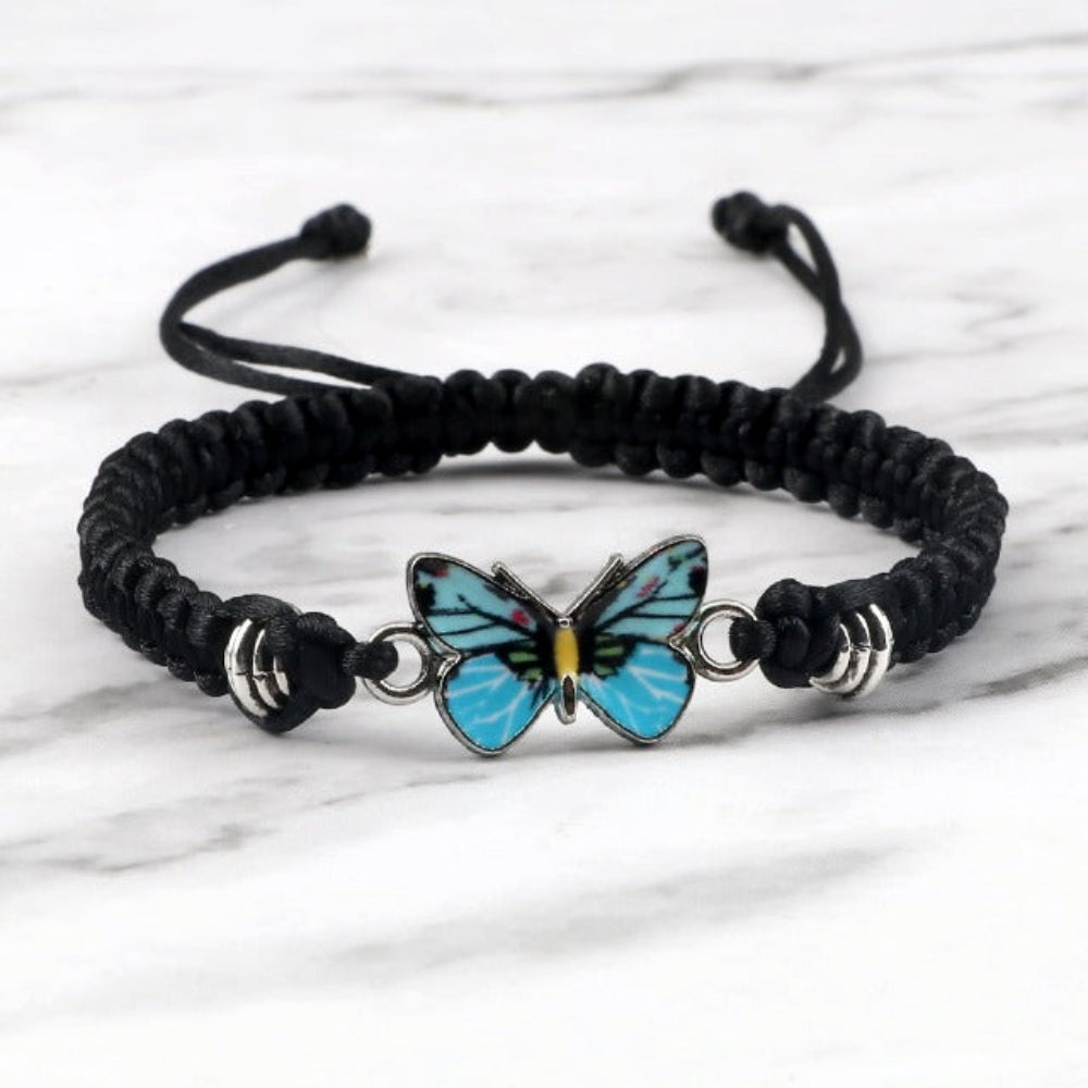 Elvina – Bracelete borboleta azul