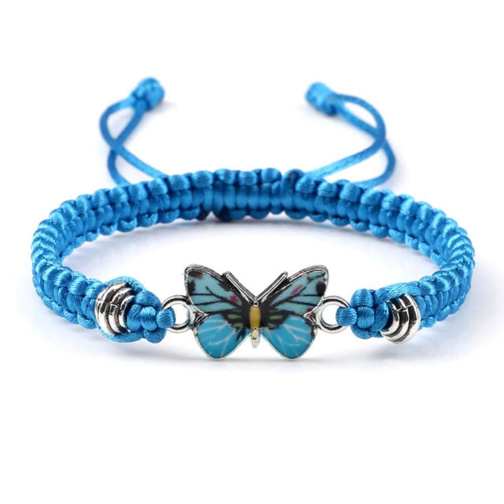 Elvina – Bracelete borboleta azul