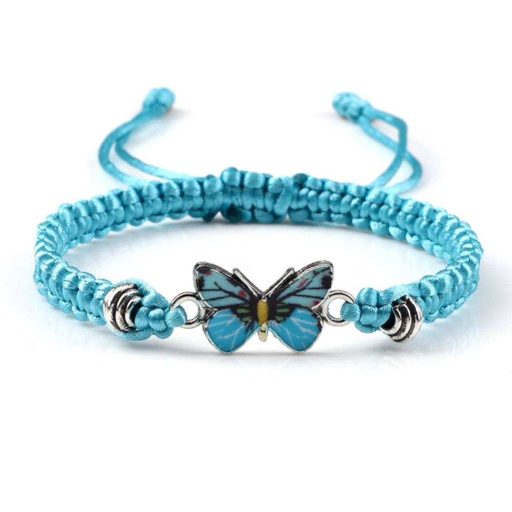 Elvina – Bracelete borboleta azul