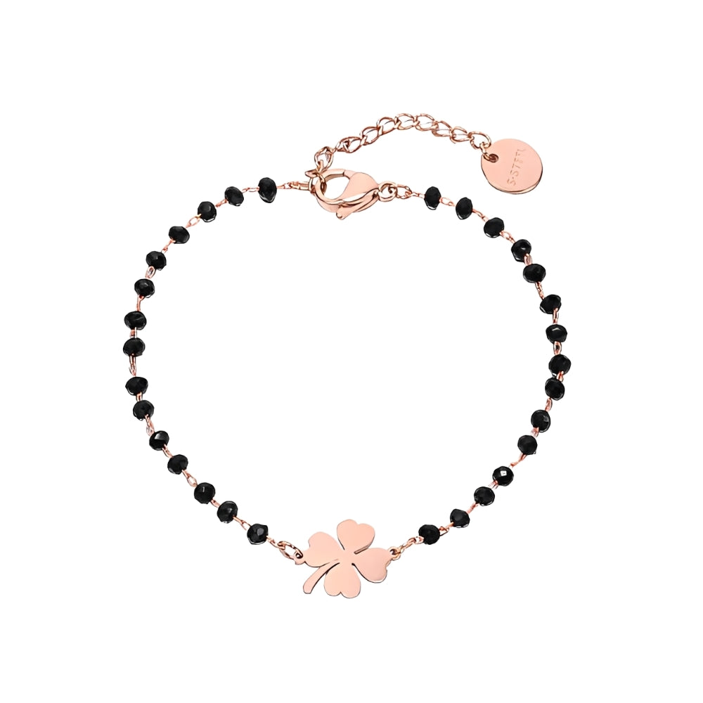 Faelya – Bracelet amuleta trevo de quatro folhas