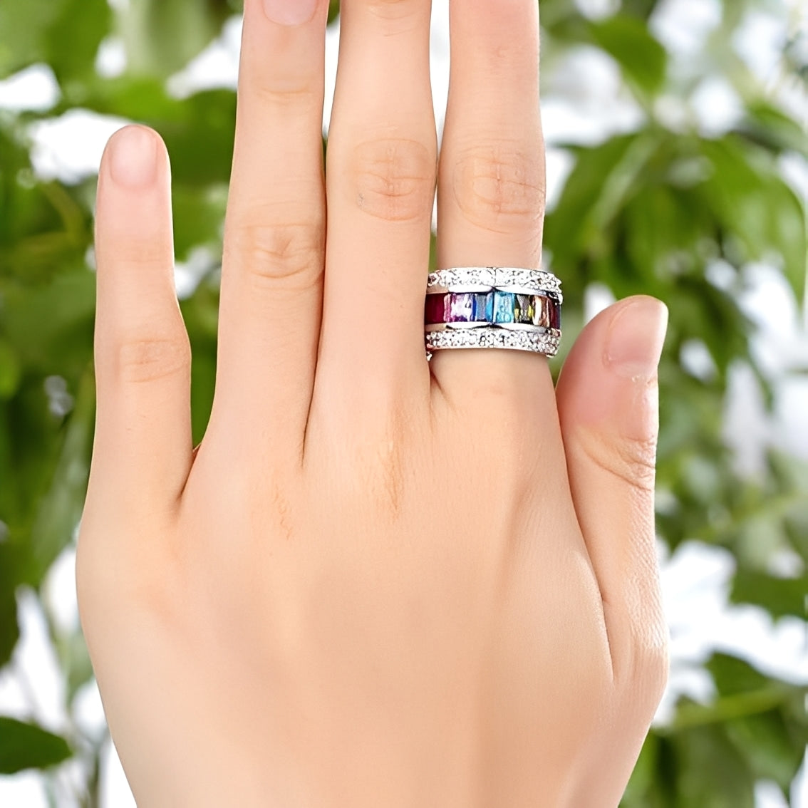 Sheena – Bague com várias pedras