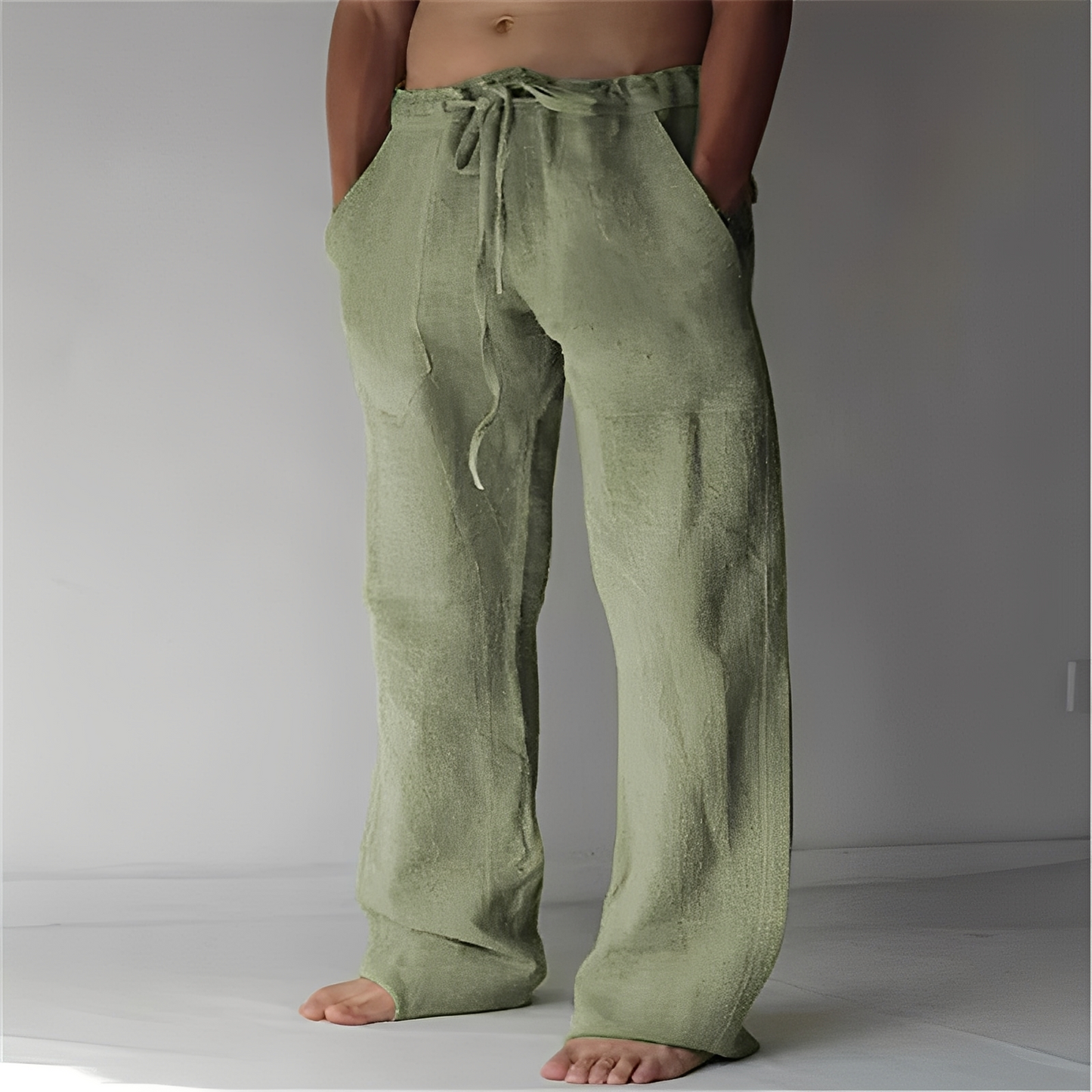 Arthur – Calça Baggy em Linho para Homem