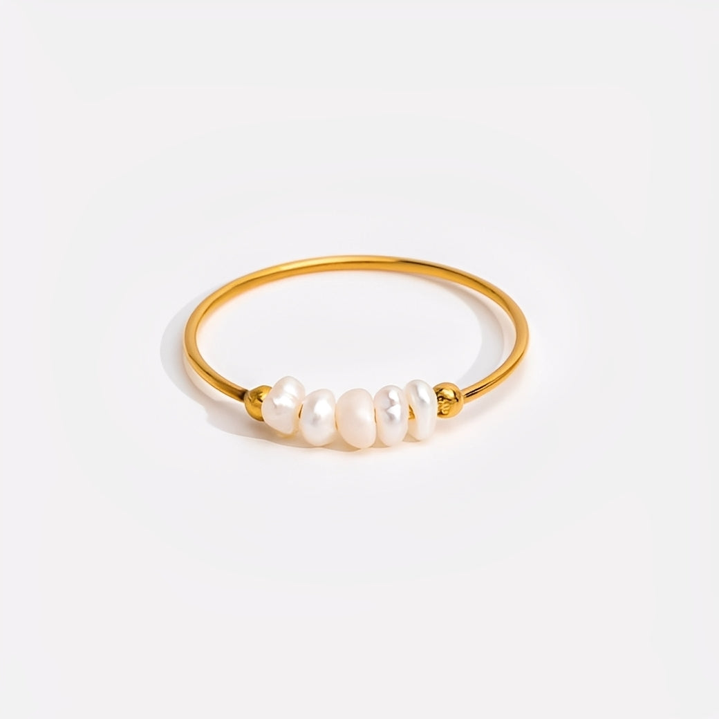 Maelia – Bague classica em pérolas de água doce