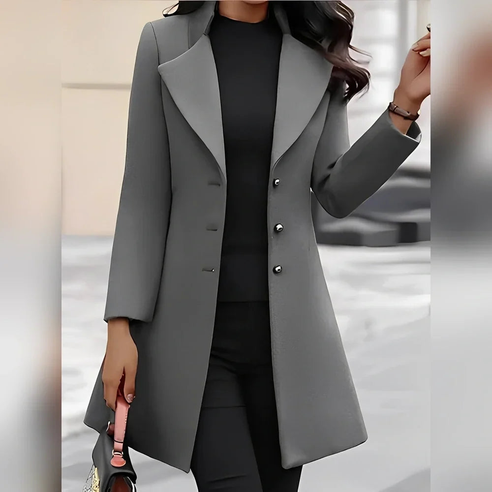Pauline - Casaco Elegante com Botões para Mulheres