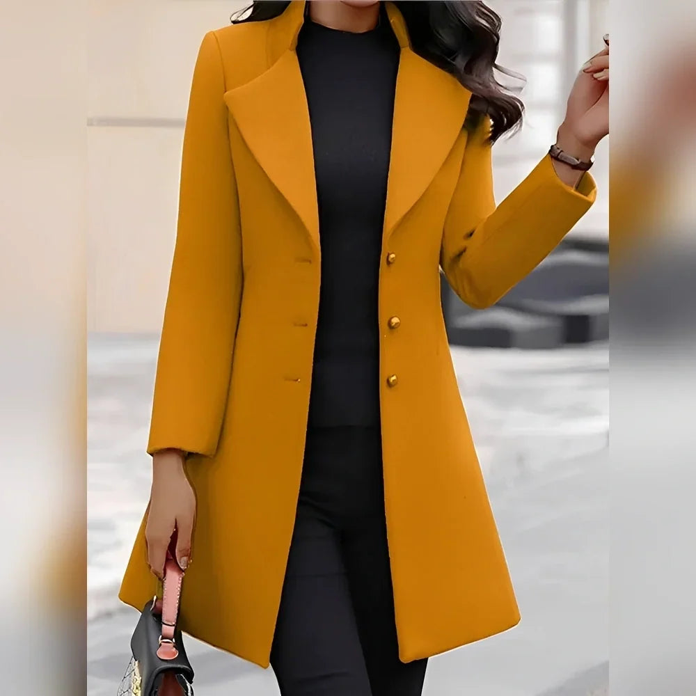 Pauline - Casaco Elegante com Botões para Mulheres