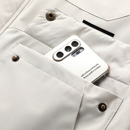 Luke – Casaco Impermeável em Titânio