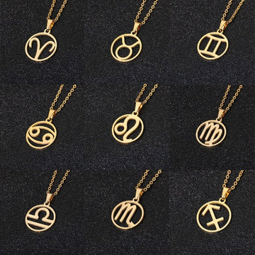 Astra – Colar zodiacal com pendente de 12 constelações
