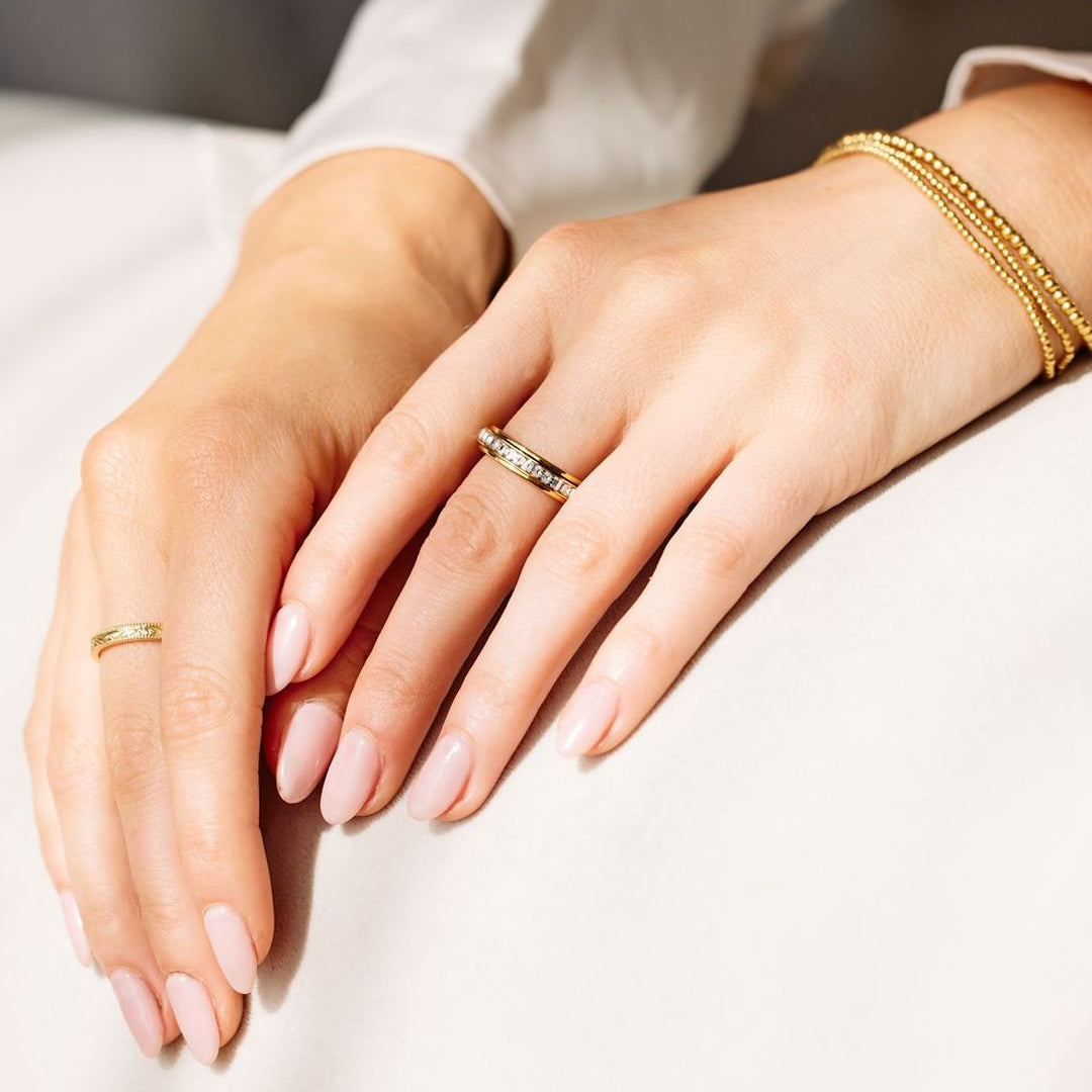 Alessia – Bague rotativa fidget com design refinado