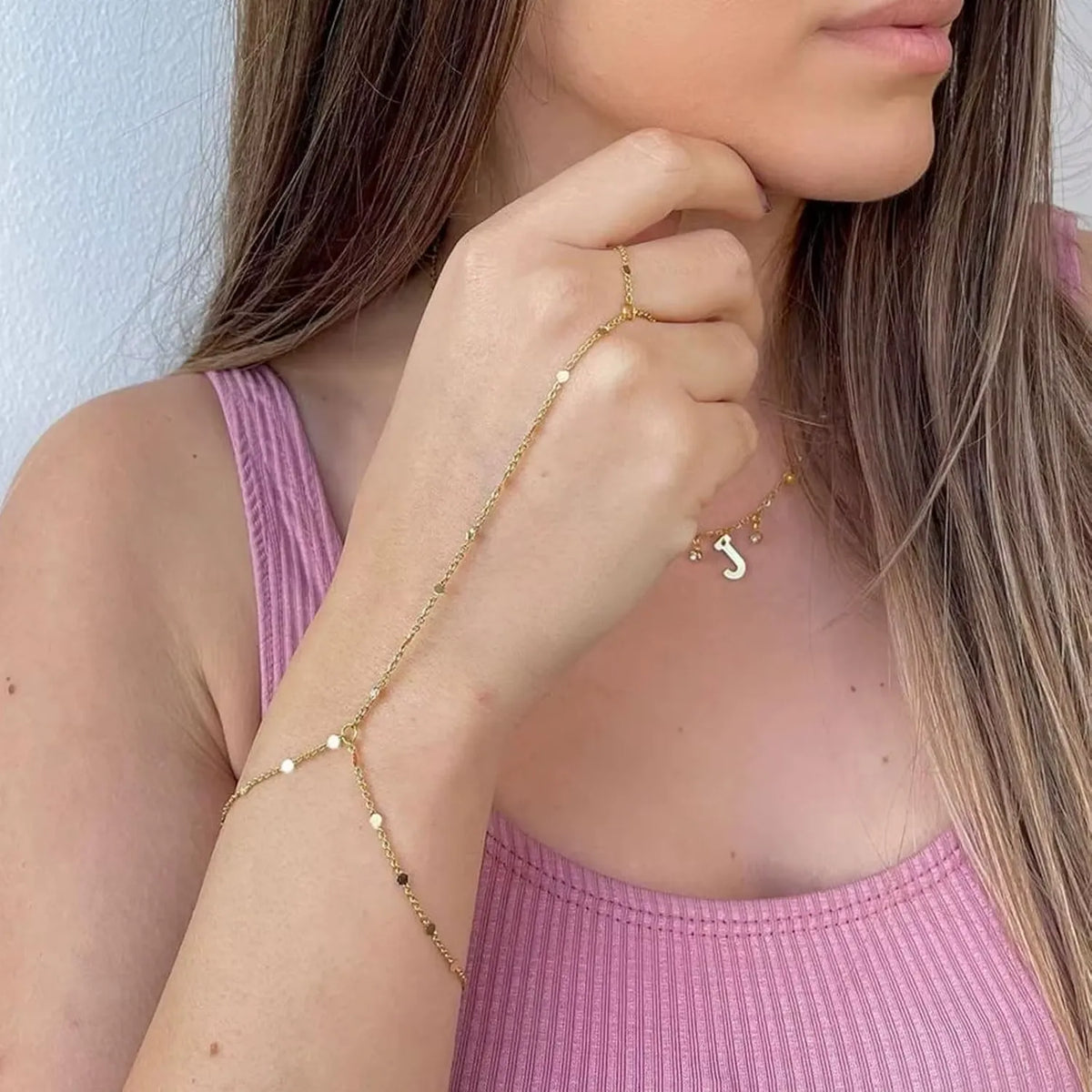 Lynda – Bracelete de corrente oriental elegante