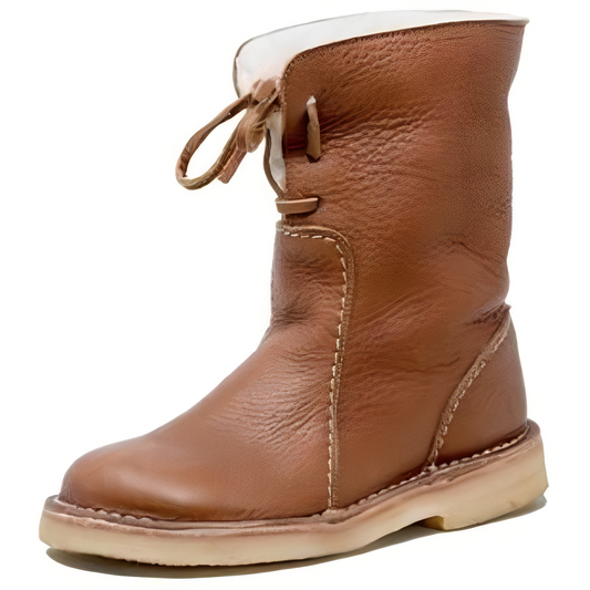Catheryn - Waterproof winter boots in leather for women