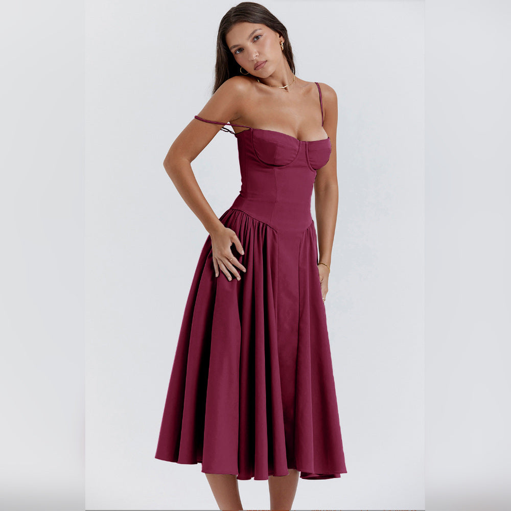 Diana - Vestido Midi com Corsete