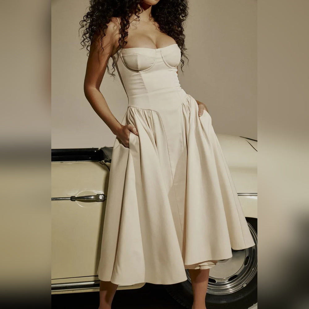 Diana - Vestido Midi com Corsete