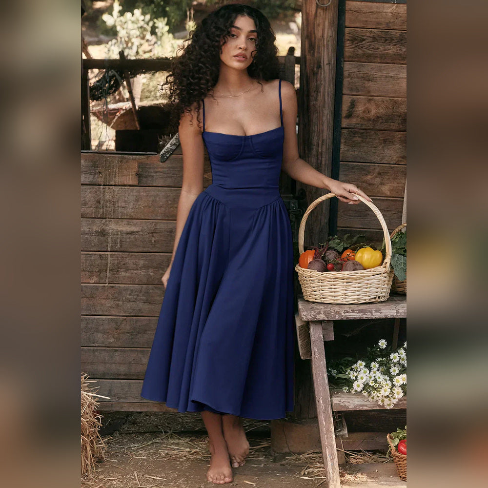 Diana - Vestido Midi com Corsete