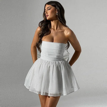 Stella - Vestido Brilhante com Lantejoulas para Ocasioes Especiais