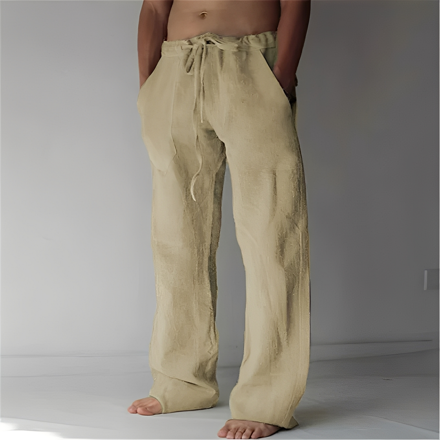 Arthur – Calça Baggy em Linho para Homem