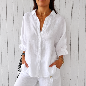 Madison - Blusa Elegante com Design Clássico e Botões