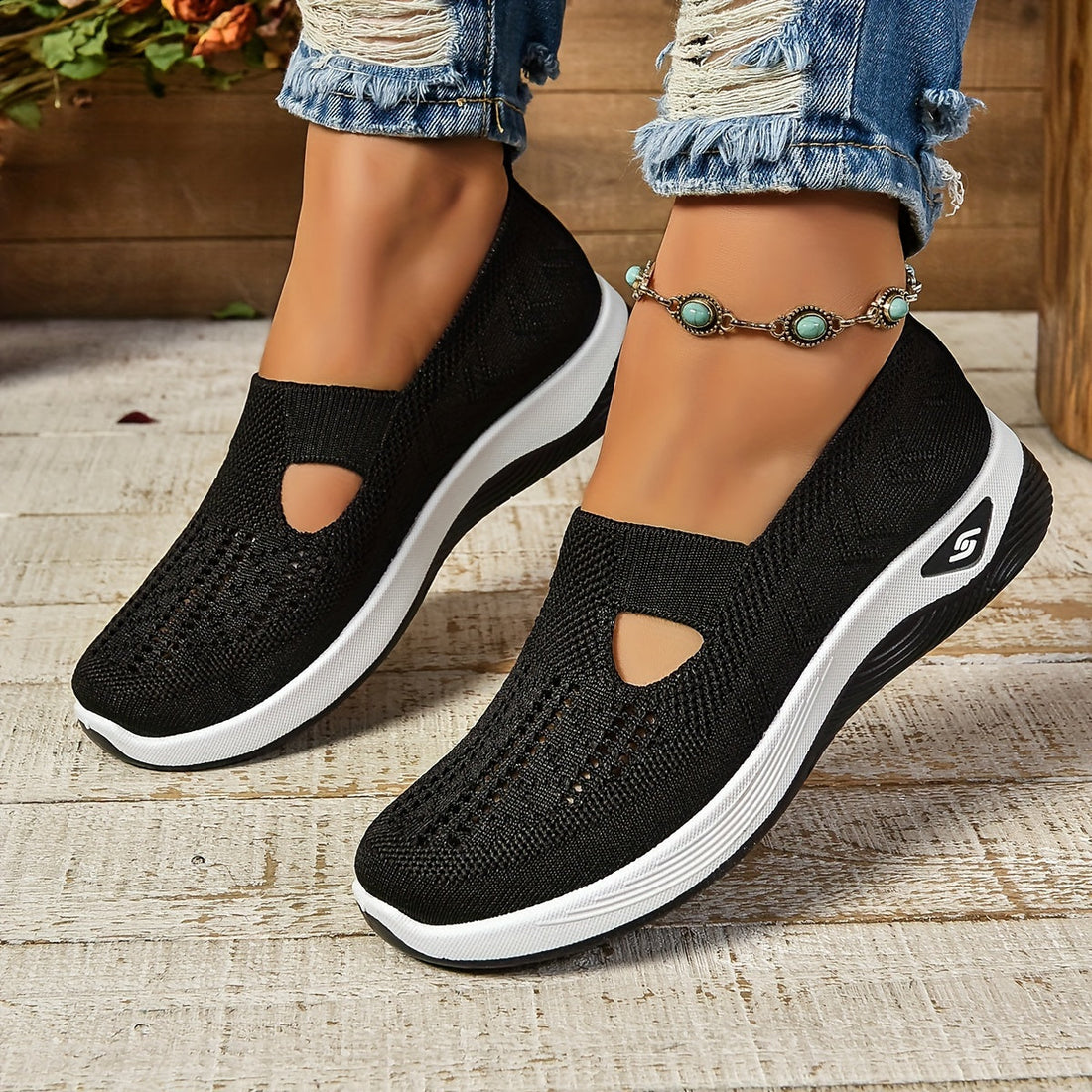 Beth - Sneakers femininos com sola confortável