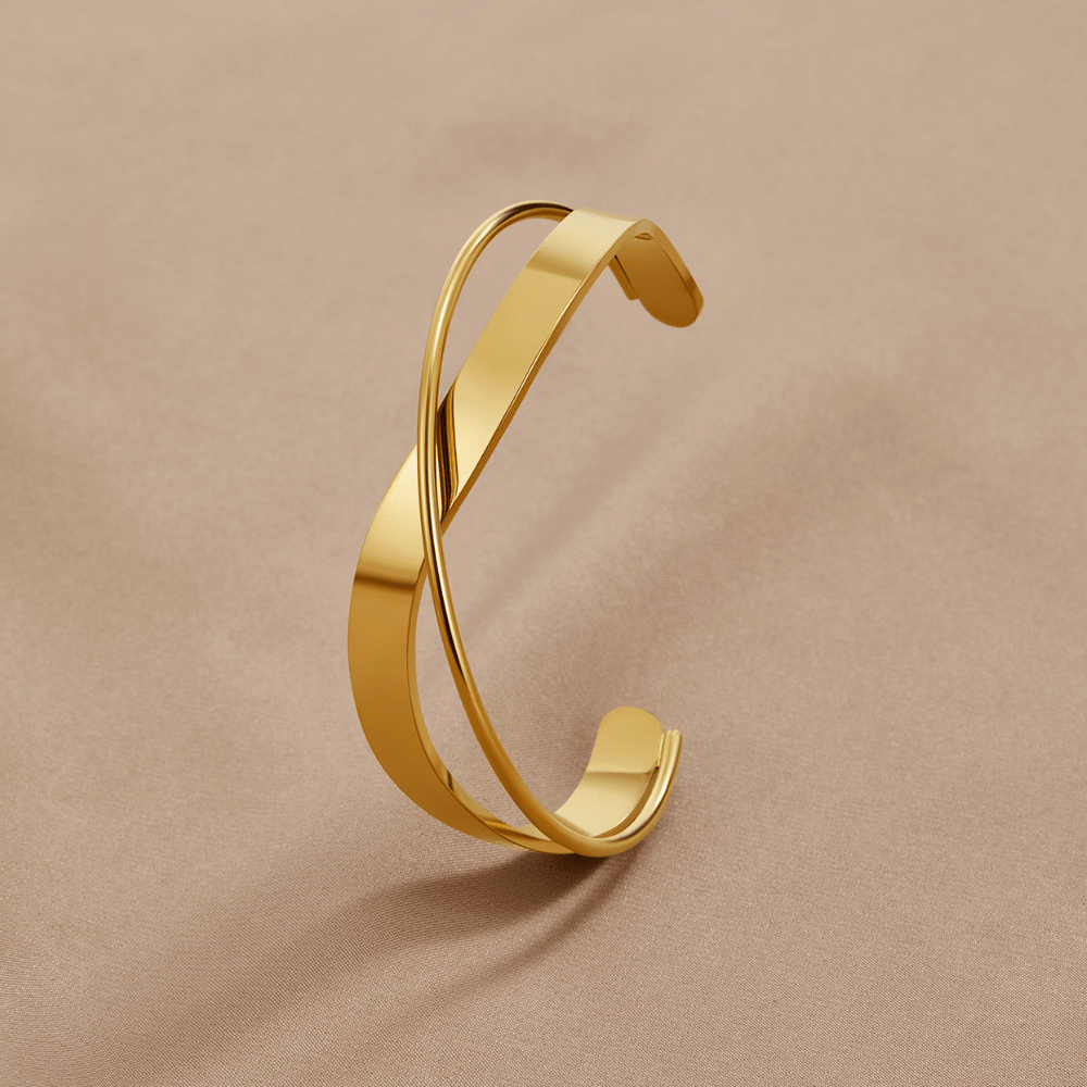 Arielle – Bracelete elegante dourado