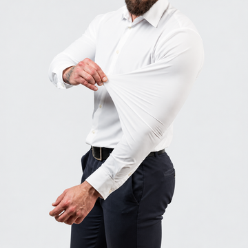 Levi – Camisa que não requer passar e oferece conforto de stretch