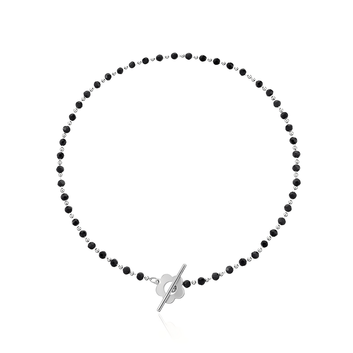 Naya - Colar choker floral com fecho em flores