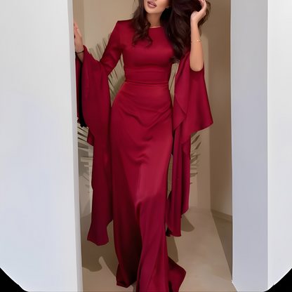 Cosete - Elegant dress with long sleeves for women