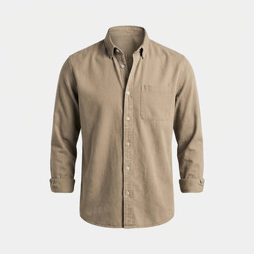 Gauvain - Camisa casual de manga longa para homens