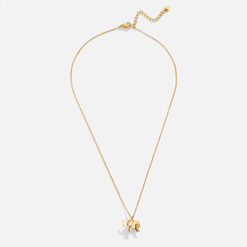 Anaya – colar elefante dourado amuleta da sorte