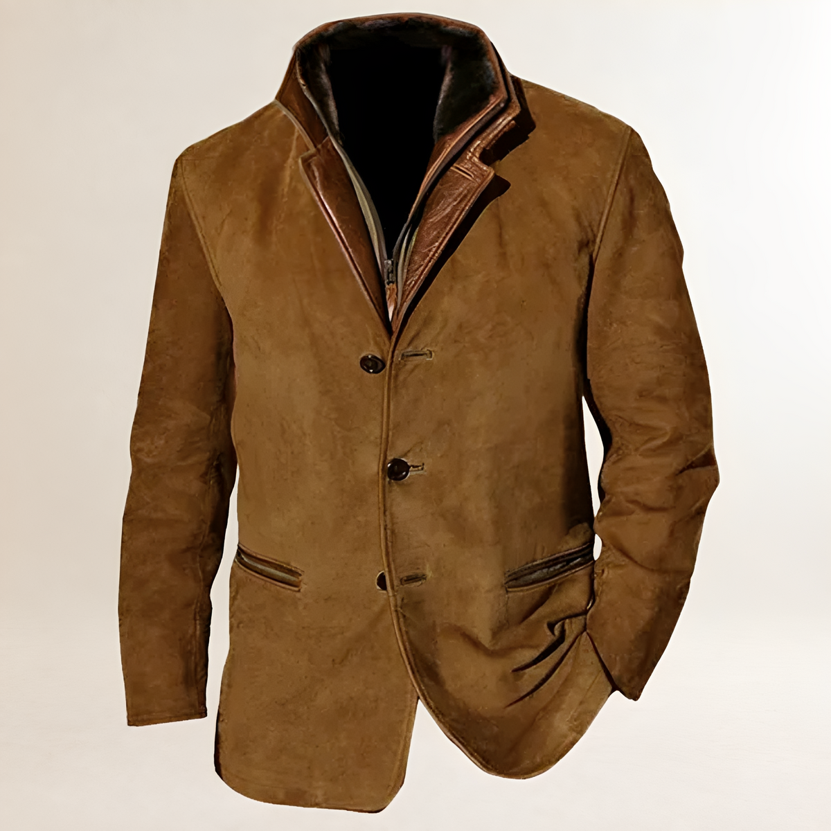 Blazer feminino com duplo botão gola clássica ajuste regular